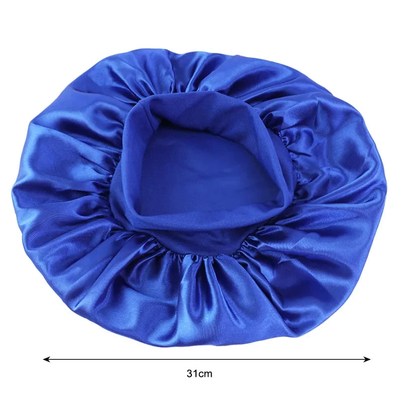 Satin Wide Brim Nightcap