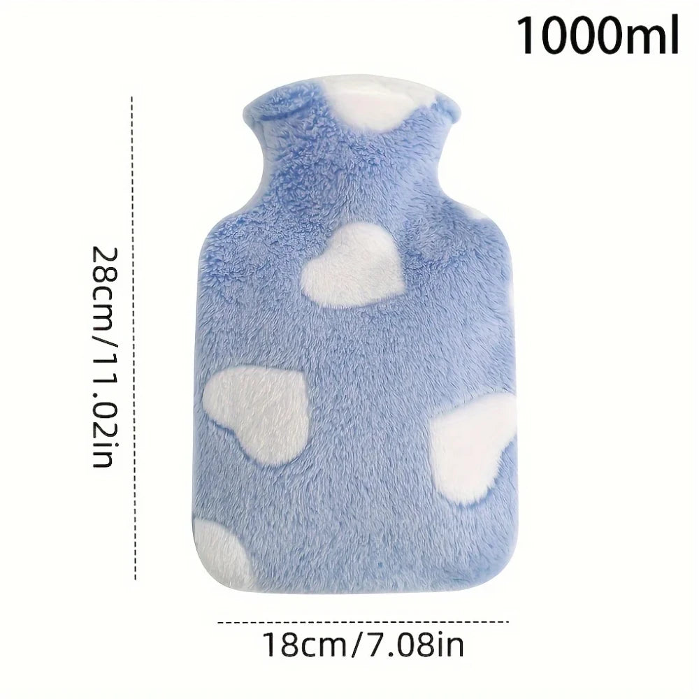 Plush Hot Water Bottle for Warmth and Relief